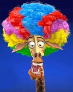 Melman Madagascar Paint By Numbers