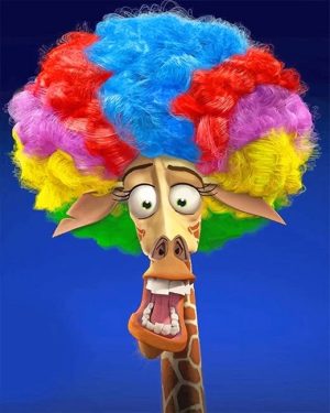 Melman Madagascar Paint By Numbers