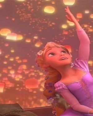 Princess Rapunzel Paint By Numbers