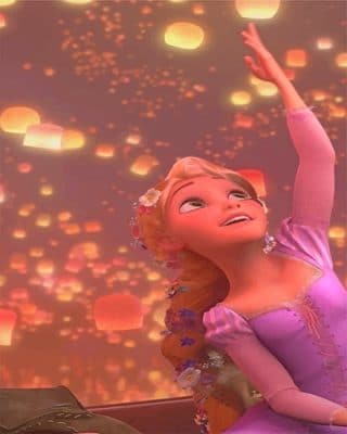 Princess Rapunzel Paint By Numbers