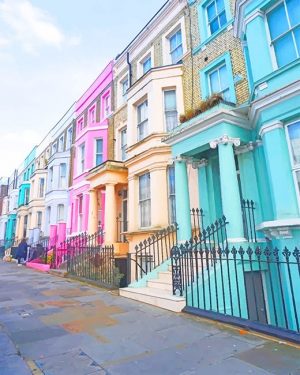Notting Hill Street Paint By Numbers