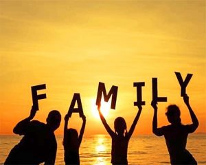 Family Goals Silhouette Paint By Numbers