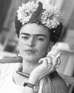 Black And White Frida Paint By Numbers
