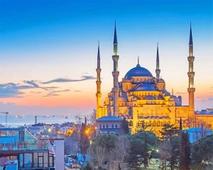 The Blue Mosque Istanbul Paint By Numbers