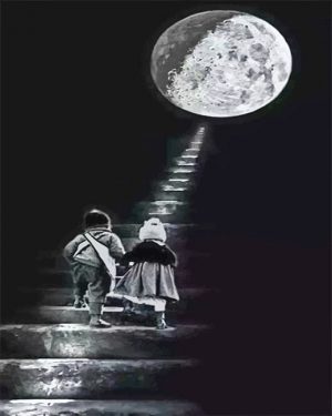 Kids To The Moon Paint By Numbers