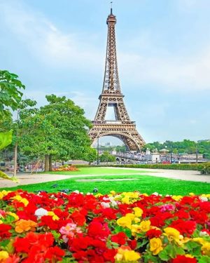 Trocadero Paris Garden Paint By Numbers