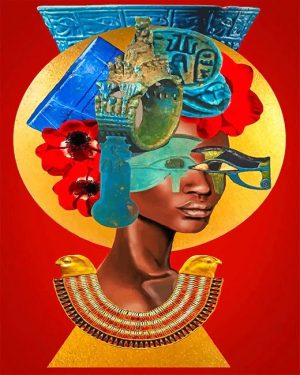 Abstract North African Egyptian Woman NEW Paint By Numbers