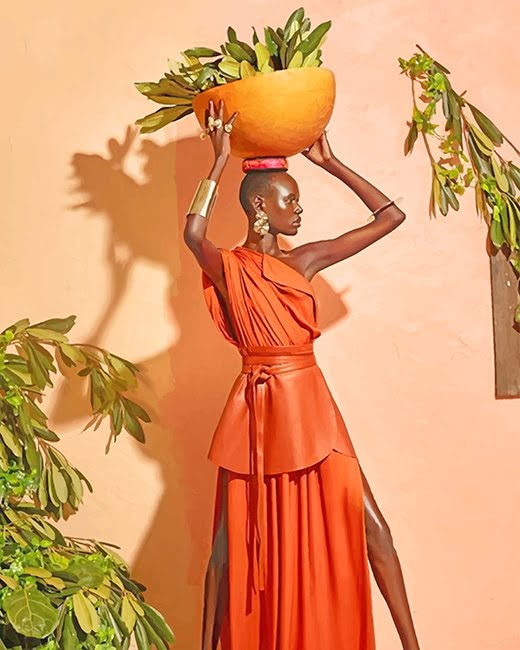 African Woman Model Paint By Numbers