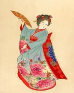 Ancient Japanese Woman Paint By Numbers