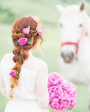 Bride With White Horse Paint By Numbers