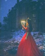 Princess In Red Dress Paint By Numbers