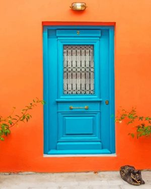 Blue Door Paint By Numbers