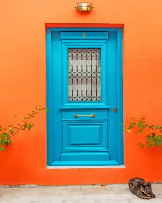 Blue Door Paint By Numbers