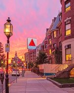 Boston Streets Paint By Numbers