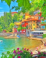 Varenna Town Paint By Numbers