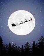 Christmas Silhouette NEW Paint By Numbers