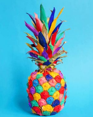 Colorful Pineapples Paint By Numbers