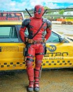 Deadpool Comedy Film paint by numbers
