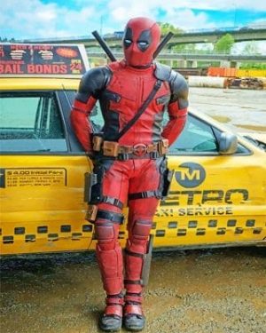 Deadpool Comedy Film paint by numbers