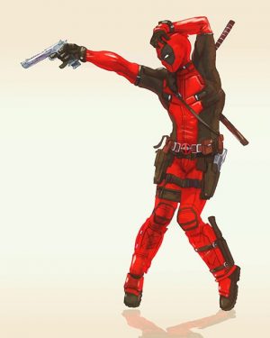 Deadpool Hero Paint By Numbers