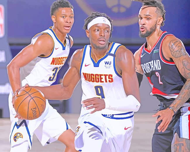 Denver Nuggets Players Paint By Numbers