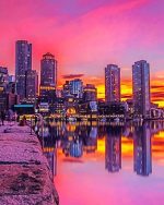 Fan Pier Park Boston Paint By Numbers