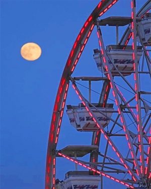 Ferris Wheel Moon Paint By Numbers