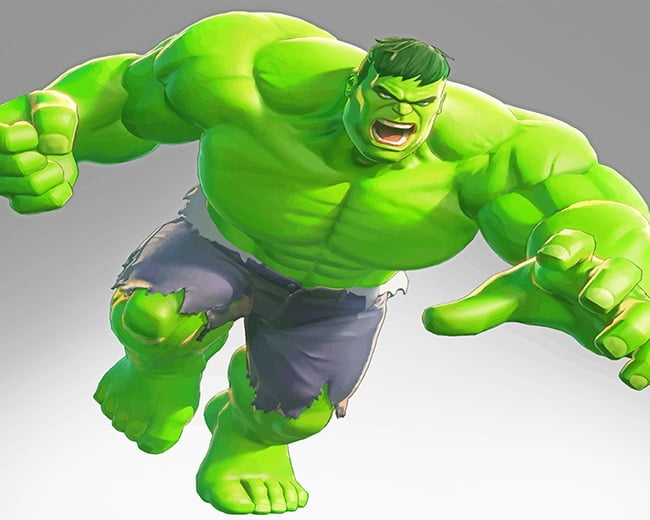 Hulk Hero Paint By Numbers