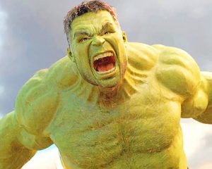 Hulk Superhero Paint By Numbers