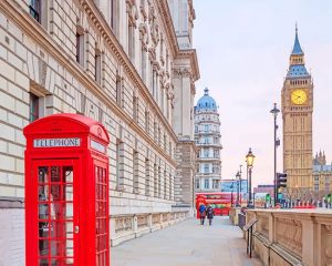 London Telephone Booth Paint By Numbers
