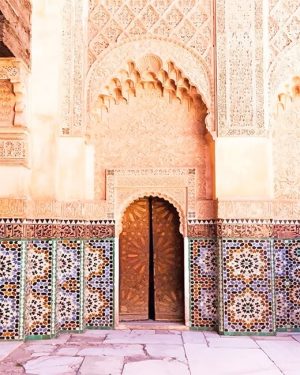 Moroccan Door Paint By Numbers