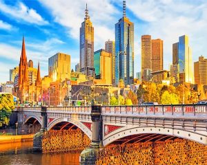 Melbourne City Paint By Numbers