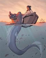 Mermaid And Pirate Paint By Numbers