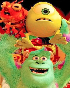 Mike And James Monsters University Paint By Numbers