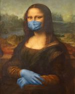 Mona Liza Wearing Mask NEW Paint By Numbers