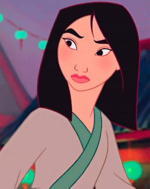 Mulan Disney Princess Paint By Numbers