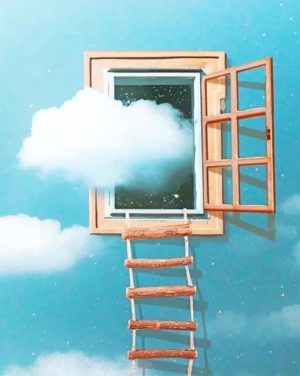 Paradise Window NEW Paint By Numbers