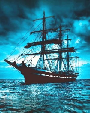 Pirate Ship Paint By Numbers