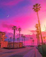 Purple Evening Paint By Numbers