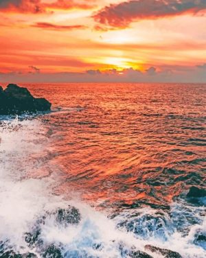 Sea Sunrise Paint By Numbers