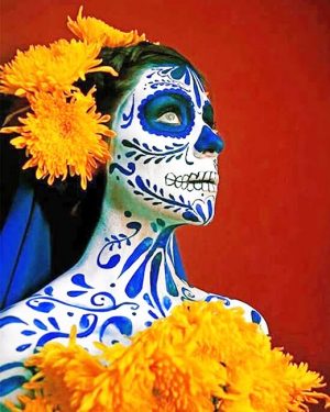 Catrina Skull Woman Paint By Numbers