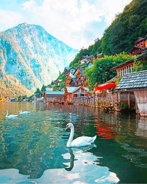Hallstatt Austria Paint By Numbers