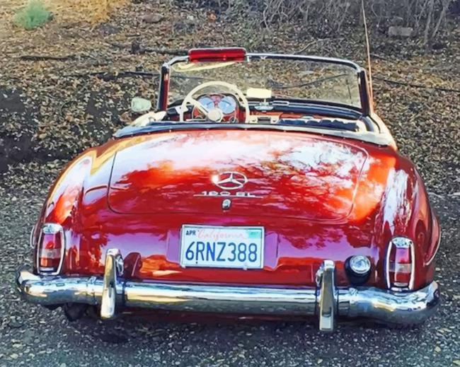 Vintage Mercedes Benz Paint By Numbers