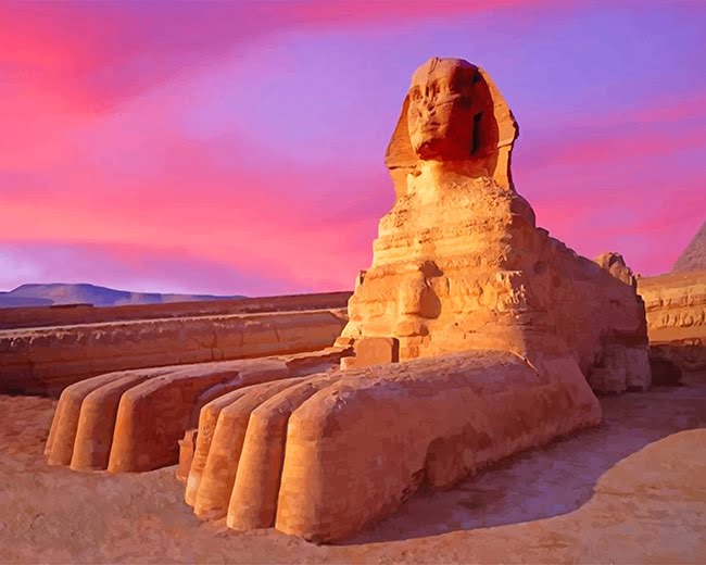 Egypt Sphinx Giza Paint By Numbers