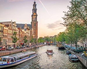 Amsterdam Canal Paint By Numbers