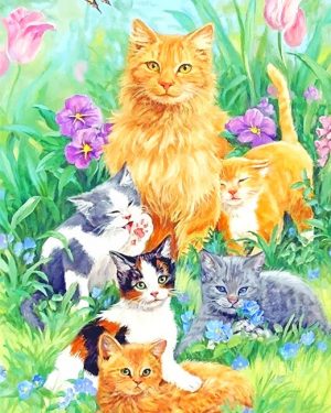 Cats Family Paint By Numbers