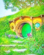 Hobbiton New Zealand Paint By Numbers