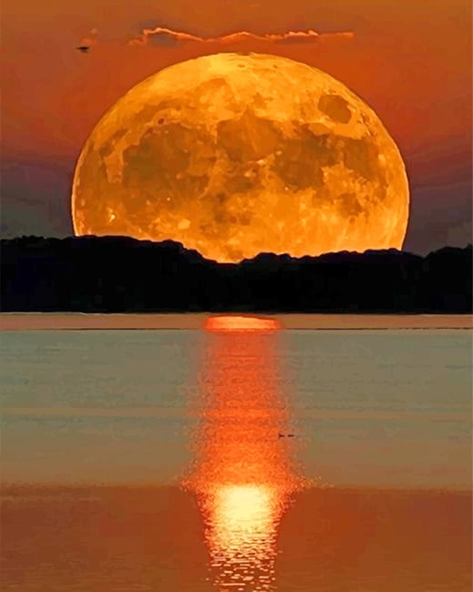 Sea Moonlight Paint By Numbers