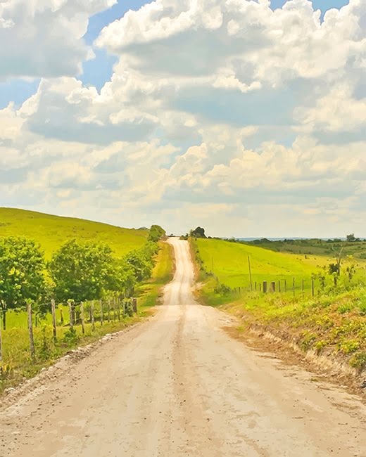 Countryside Road Paint By Numbers