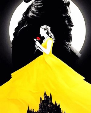Beauty And The Beast Paint By Numbers